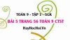Bài 5 trang 56 Toán 9 tập 1 Chân trời sáng tạo
